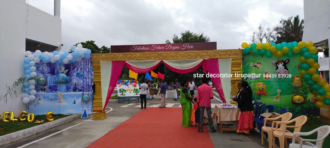 Birthday decoration work