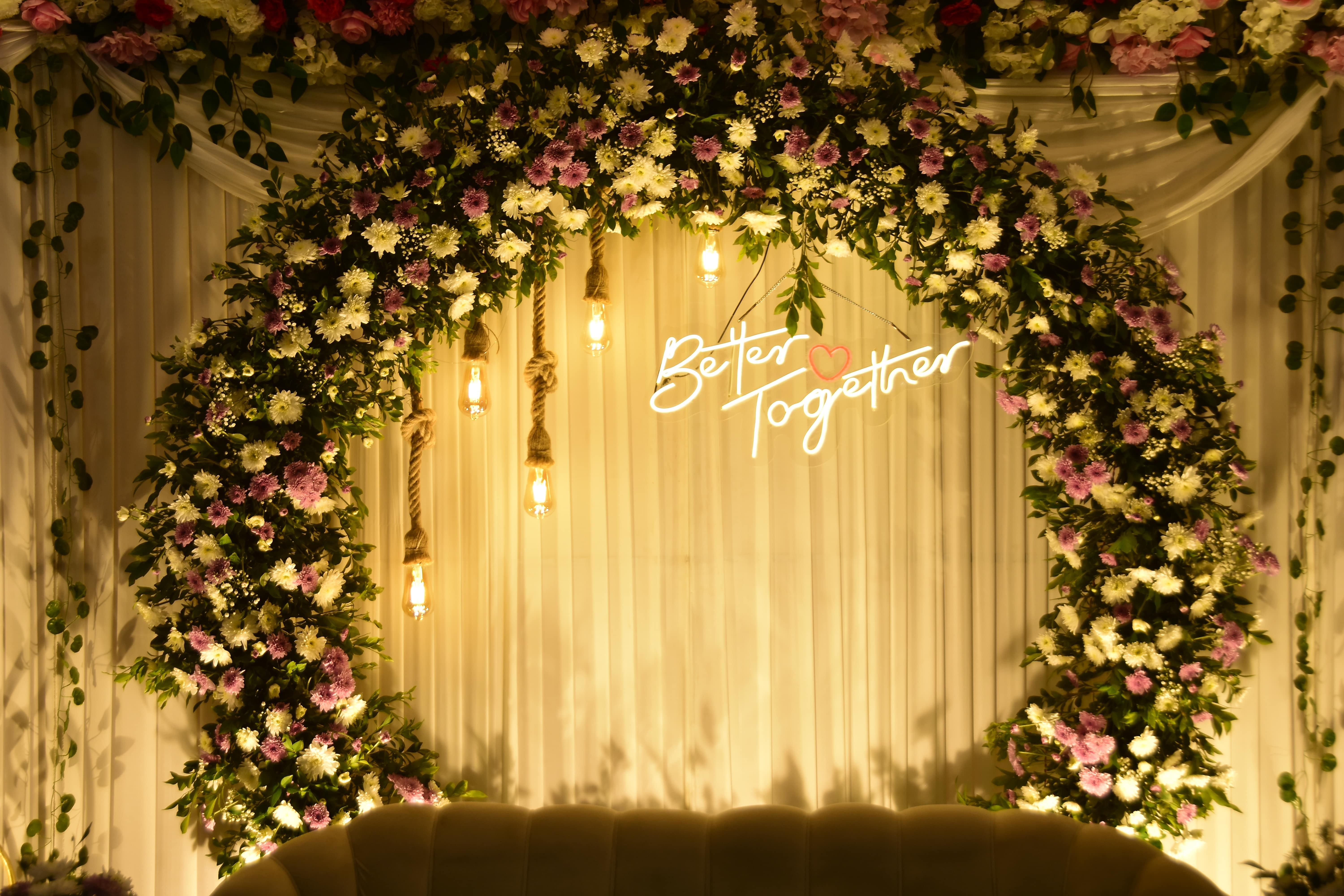 Event venue prepared by Star Decorator