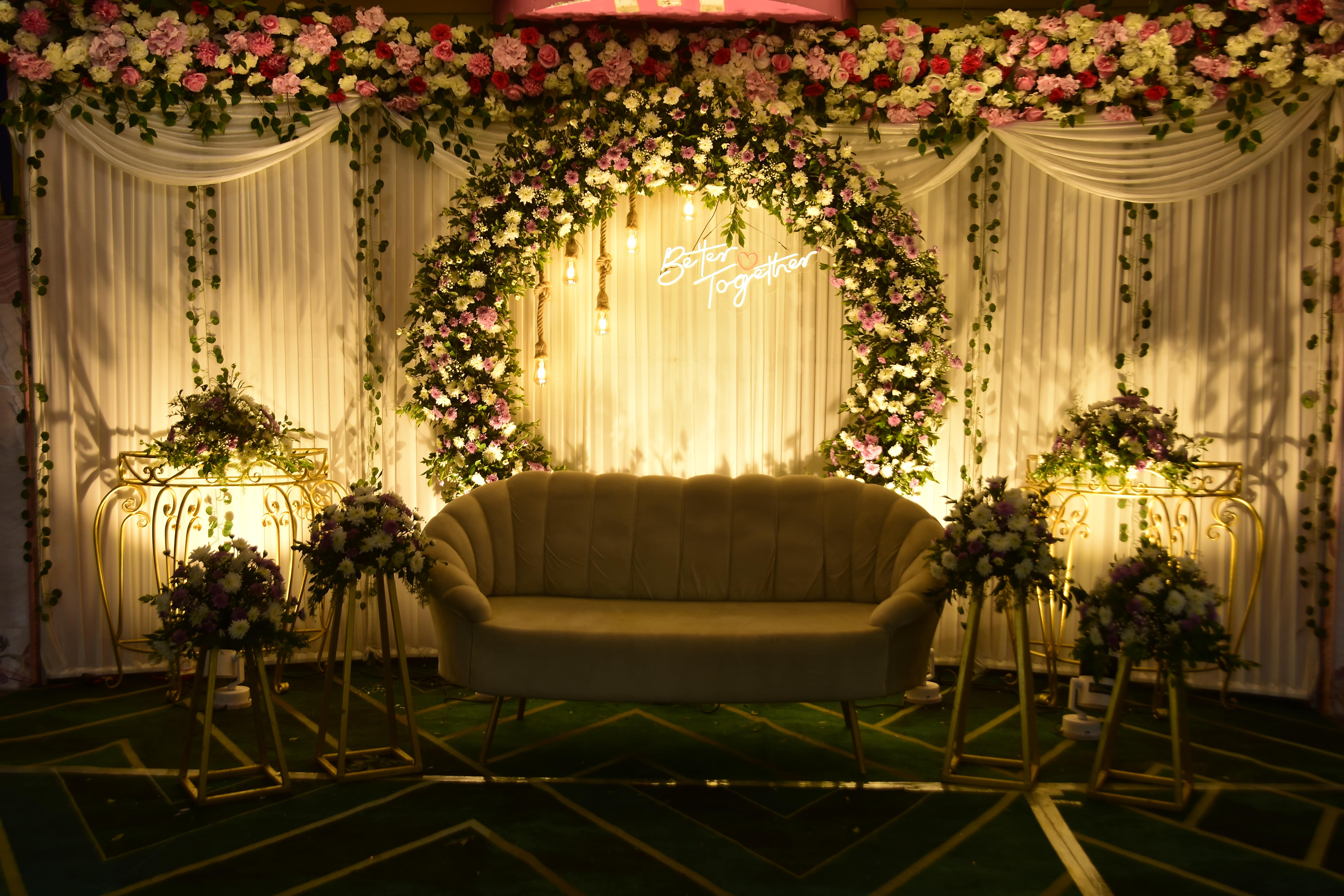 Event stage setup by Star Decorator in Tirupattur
